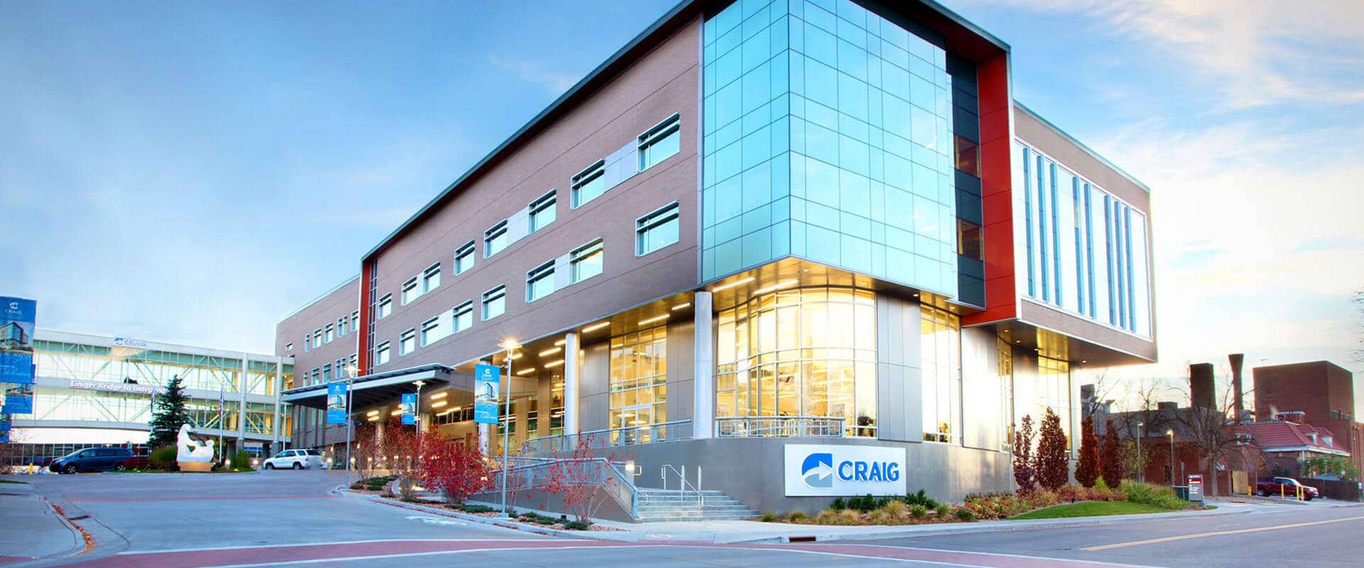 Photo of the outside of Craig Hospital